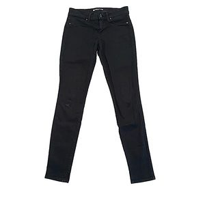 Rich & Skinny Black Mid-Rise Skinny Jeans